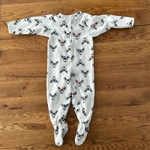 Tucker and Tate footed fleece pajamas, size 24 mos